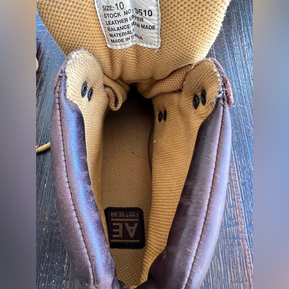 AE Footgear Y2K American Eagle Lug Sole Brown Men’s Sz 10 Leather Chunky main image 11
